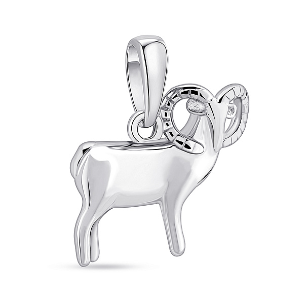 Серебряный кулон Овен (арт. 7503/4409ов) – изображение 1