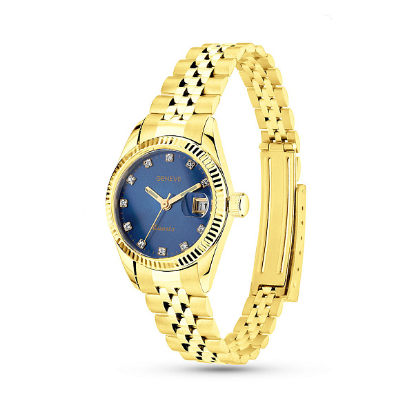 Кварцовий годинник з жовтого золота (арт. 260243жс) – зображення 1