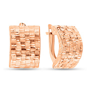 Серьги из красного золота (арт. 121407)