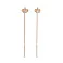 Золоті сережки-протяжки Корона (арт. 110832) – зображення 1