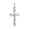 Серебряный крестик с распятием (арт. 7504/2-8014.0.2) – изображение 1