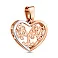 Кулон з червоного золота Сердечко (арт. 440709) – зображення 1