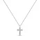 Срібне кольє Хрестик з доріжкою із фіанітів (арт. 7507/2341) – зображення 1