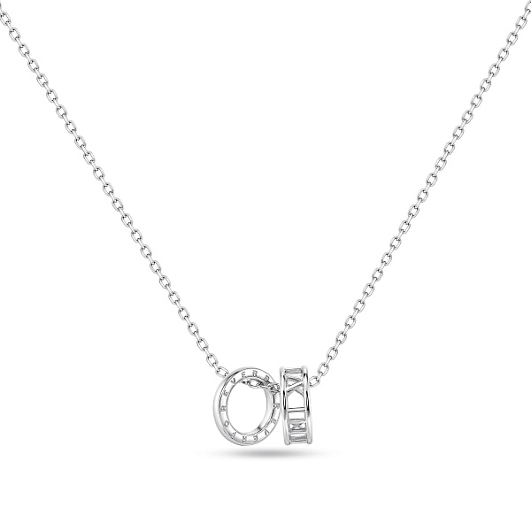Серебряное колье с подвесками без камней (арт. 7507/2635) – изображение 1