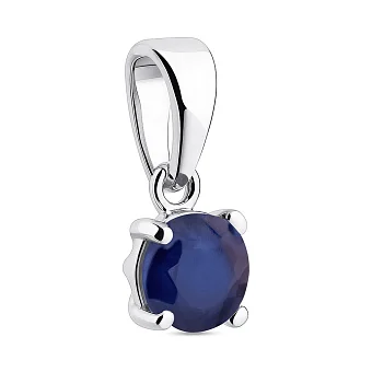 Срібний підвіс з сапфіром (арт. 7503/2194194Спс)