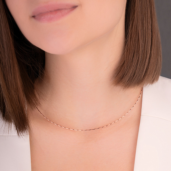 Золоте кольє-струна (арт. 352533) – зображення 2