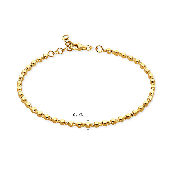 Золотой браслет Francelli (арт. 340103ж) – изображение 4