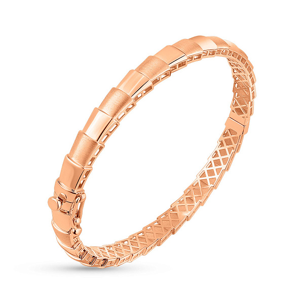 Жорсткий браслет з червоного золота (арт. 3261230м) – зображення 1