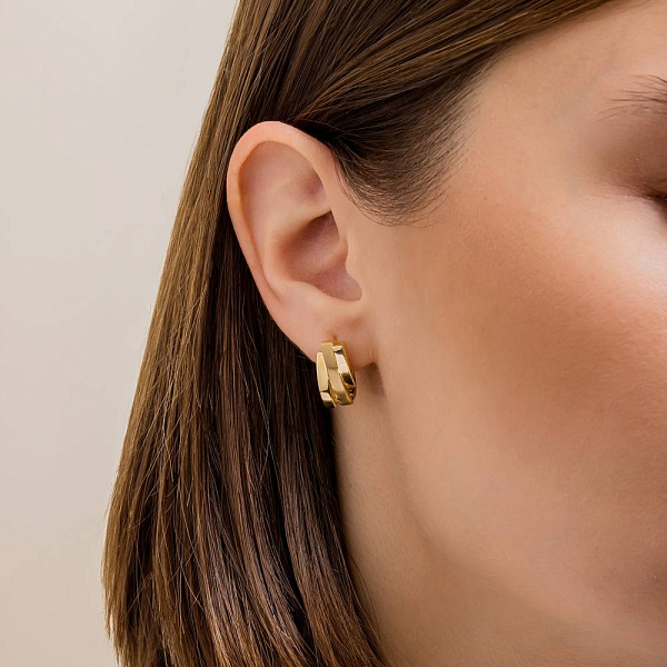 Сережки з жовтого золота (арт. 108643жм) – зображення 2