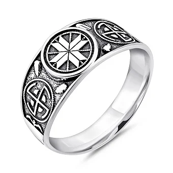 Срібна печатка без каменів (арт. 7906/2416/1)