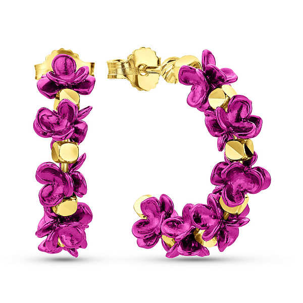 Сережки-пусети Francelli з жовтого золота (арт. 1091267жмлн) – зображення 1