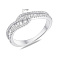 Серебряное кольцо с фианитами (арт. 7501/8431) – изображение 2