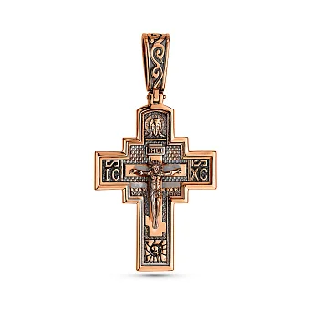 Золотий хрестик з розп'яттям (арт. 501683/30ч)