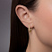 Серьги из желтого золота (арт. 1091312/15ж) – изображение 2