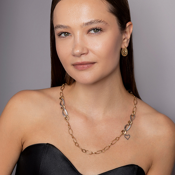 Золотые сережки Francelli (арт. 1101184ж) – изображение 4