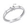 Серебряное кольцо с фианитом (арт. 7501/7080) – изображение 2