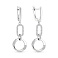 Серебряные серьги с фианитами (арт. 7502/4730) – изображение 1