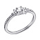 Серебряное кольцо с фианитами (арт. 7501/6991) – изображение 1