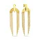 Золотые серьги с подвесками Francelli (арт. 1092044ж) – изображение 1