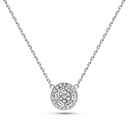 Золотое колье с бриллиантами (арт. Ц011353020б)