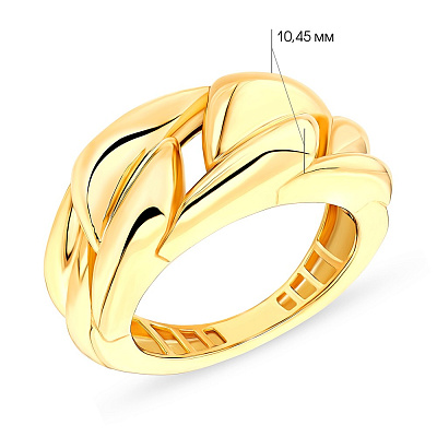 Массивное кольцо Francelli из желтого золота  (арт. е155419ж)