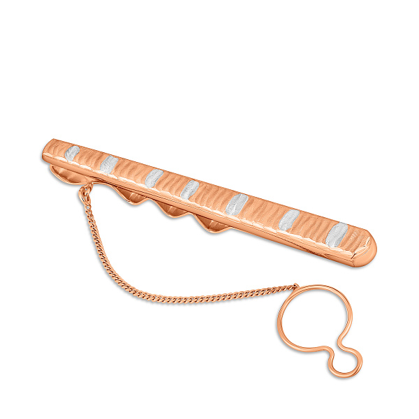 Зажим для галстука из красного золота (арт. 200083ра) – изображение 1