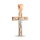 Хрестик з золота з розп'яттям (арт. 500702) – зображення 1