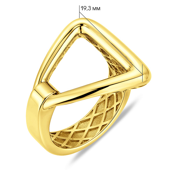 Кольцо из желтого золота (арт. 141330ж) – изображение 3