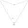 Серебряное колье с подвеской с фианитами (арт. 7507/2553) – изображение 3