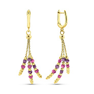 Золотые серьги Francelli (арт. 1091271жфмлн)