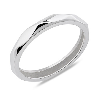 Каблучка зі срібла без каменів (арт. 7501/663/1К)