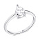 Серебряное кольцо с фианитом (арт. 7501/5733) – изображение 1
