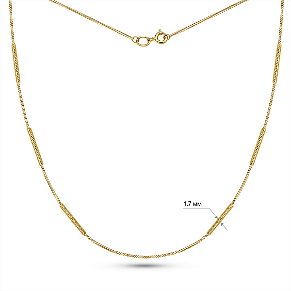 Кольє Francelli з жовтого золота (арт. 360322/1ж) – зображення 2