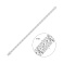 Серебряный браслет с дорожкой из фианитов (арт. 7509/5209) – изображение 2