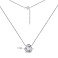 Серебряное колье с фианитами (арт. 7507/1798) – изображение 3