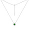 Срібне кольє з альпінітом (арт. 7507/2578аз) – зображення 2