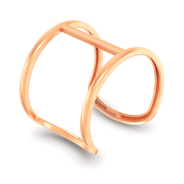 Незамкнена каблучка з золота (арт. 140027) – зображення 1
