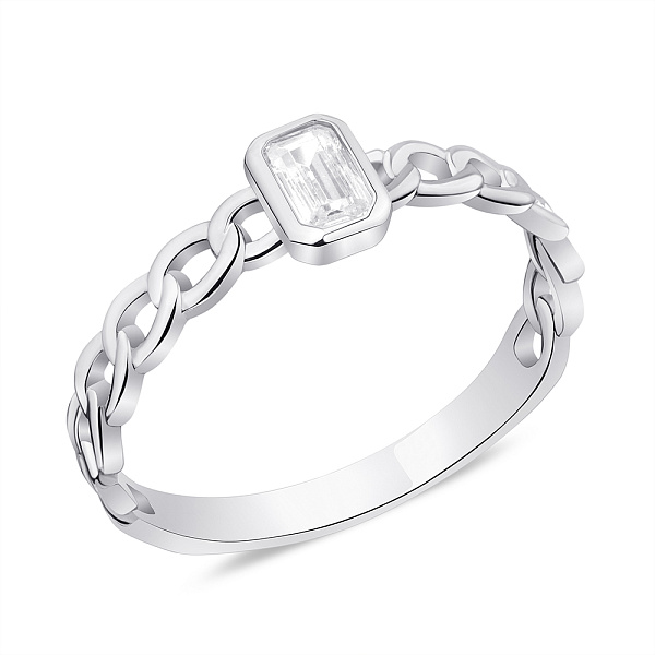 Каблучка зі срібла з фіанітом (арт. 7501/5947) – зображення 1