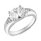 Серебряное кольцо с крупным фианитом (арт. 7501/8036) – изображение 1