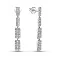 Серьги из белого золота с бриллиантами (арт. С341323050б) – изображение 1