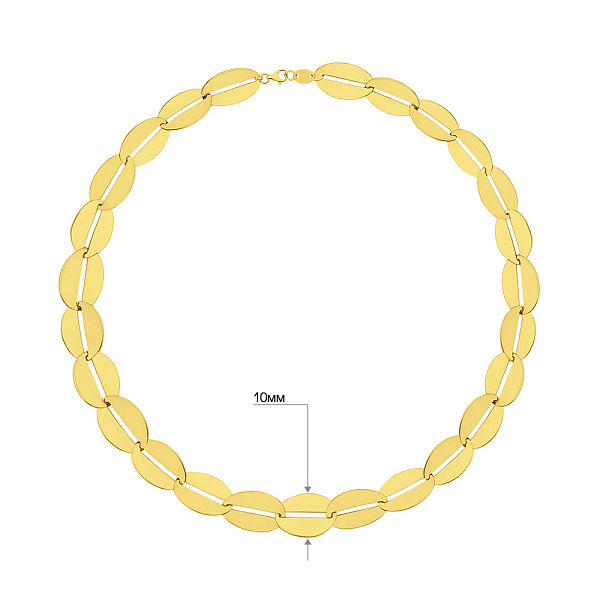 Золотое колье Francelli (арт. 352996ж) – изображение 3