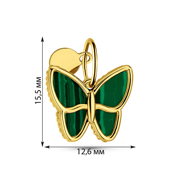 Золотой кулон Francelli (арт. 424942жмлх) – изображение 5