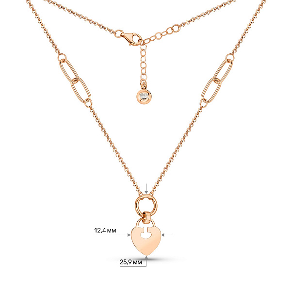 Колье из красного золота (арт. 352674) – изображение 3