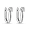 Серебряные серьги с фианитами (арт. 7502/1521С) – изображение 1