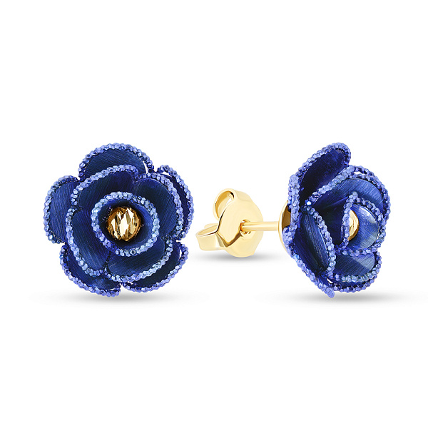 Серьги Francelli из желтого золота (арт. 107835жс) – изображение 1