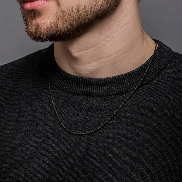 Шнурок шелковый с золотым замком (арт. 360081) – изображение 3