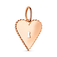 Золотой подвес без камней (арт. 424379)