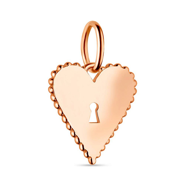 Золотой подвес без камней (арт. 424379) – изображение 1