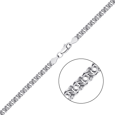 Серебряная цепочка плетения Козацкий бисмарк (арт. 03020530ч)