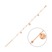 Браслет Монети з червоного золота (арт. 326936)